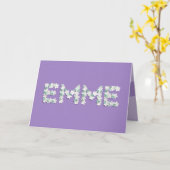 Muttertagskarte für Emme Karte (Gelbe Blume)