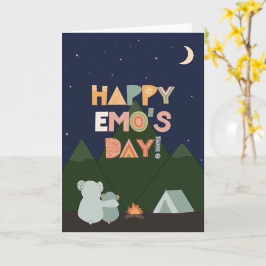 Muttertagskarte für Emo Karte (Gelbe Blume)