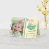 Muttertagskarte für Fotos Karte (Gelbe Blume)