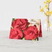 Muttertagskarte für gestreifte Rose Karte (Gelbe Blume)