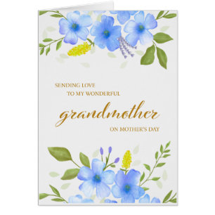 Muttertagskarte für Großmutter