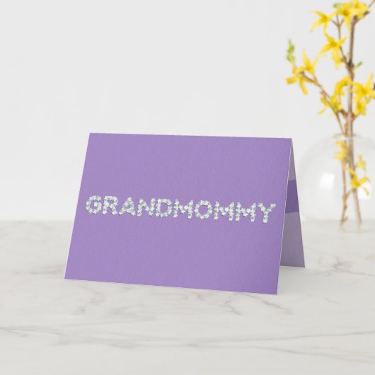 Muttertagskarte für Großmutter Karte (Gelbe Blume)