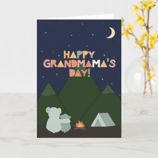 Muttertagskarte für Großmutter Karte (Gelbe Blume)