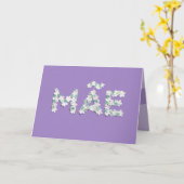 Muttertagskarte für Mãe Karte (Gelbe Blume)