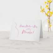 Muttertagskarte für Mainha Karte (Gelbe Blume)