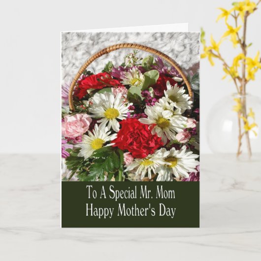 Muttertagskarte für Mama Karte (Gelbe Blume)