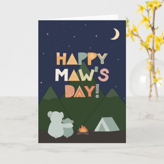 Muttertagskarte für Maw Karte (Gelbe Blume)