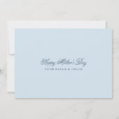 Muttertagskarte für Mond und zurück Karte (Rückseite)