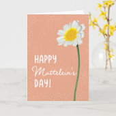 Muttertagskarte für Muttelein Karte (Gelbe Blume)