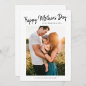Muttertagskarte für Mutter Foto Feiertagskarte (Vorne/Hinten)
