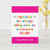 Muttertagskarte für Mutter Karte (Gelbe Blume)