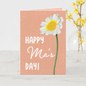 Muttertagskarte für Mutter Karte (Gelbe Blume)