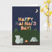 Muttertagskarte für Nai Nai Karte (Gelbe Blume)