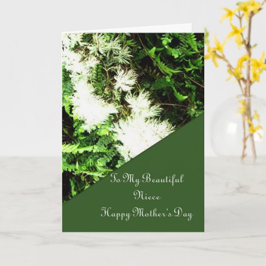 Muttertagskarte für Nichte Karte (Gelbe Blume)