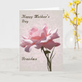 Muttertagskarte für Oma Karte (Gelbe Blume)