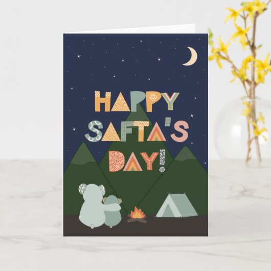 Muttertagskarte für Safta Karte (Gelbe Blume)