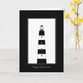 Muttertagskarte für Schwarz und Weiß Karte (Gelbe Blume)