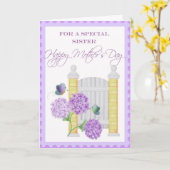 Muttertagskarte für Schwester Karte (Gelbe Blume)