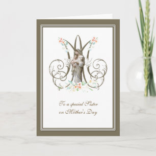 Muttertagskarte für Schwester Religious Karte