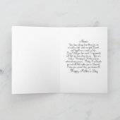 Muttertagskarte für Sunburst-Blume Karte (Innenseite)