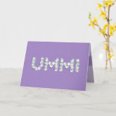 Muttertagskarte für Ummi Karte (Gelbe Blume)