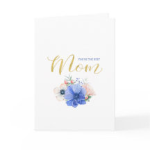 Muttertagskarte für Wasserfarben