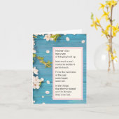 Muttertagskarte - Gedicht Karte (Gelbe Blume)