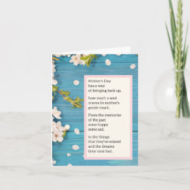 Muttertagskarte - Gedicht Karte