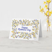 Muttertagskarte Gelb und Grün Karte (Gelbe Blume)