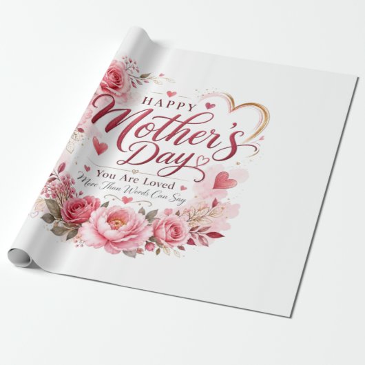 Muttertagskarte Geschenkpapier (Ungerollt)