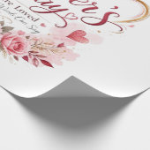 Muttertagskarte Geschenkpapier (Ecke)