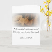 Muttertagskarte "Glaube" Karte (Gelbe Blume)