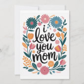 Muttertagskarte Glückwunsch Muttertagsgeschenk (Vorderseite)