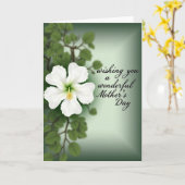 Muttertagskarte im Originaldesign Karte (Gelbe Blume)