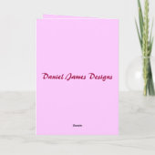 Muttertagskarte - individuell angepasst karte (Rückseite)