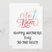 MÜTTERTAGSKARTE, INSTANT HERUNTERLADEN EINLADUNG (Vorne/Hinten)