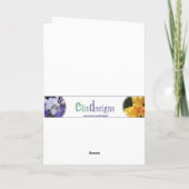 Muttertagskarte Karte (Rückseite)