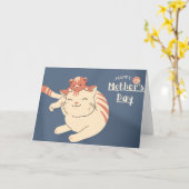 Muttertagskarte Karte (Gelbe Blume)