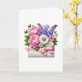 Muttertagskarte Karte (Gelbe Blume)