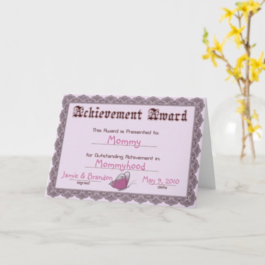 Muttertagskarte Karte (Gelbe Blume)