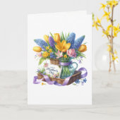 Muttertagskarte Karte (Gelbe Blume)