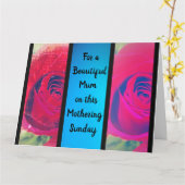 Muttertagskarte Karte (Gelbe Blume)