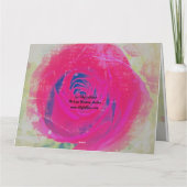 Muttertagskarte Karte (Rückseite)