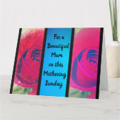 Muttertagskarte Karte (Vorderseite)