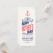 Muttertagskarte Karte (Vorderseite/Rückseite Beispiel)