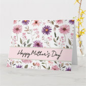 Muttertagskarte Karte (Gelbe Blume)