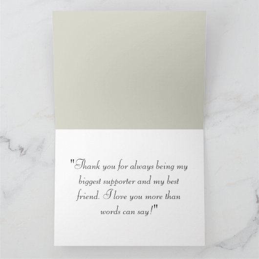 Muttertagskarte Karte (Innenseite)