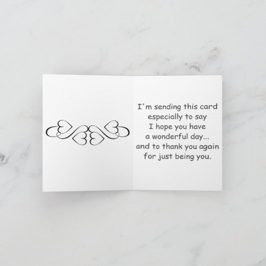 Muttertagskarte Karte (Innenseite)