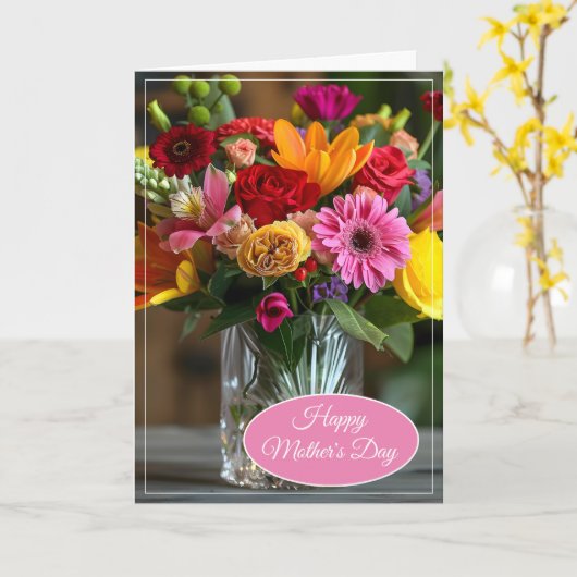 Muttertagskarte Karte (Gelbe Blume)