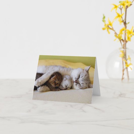 Muttertagskarte Karte (Gelbe Blume)